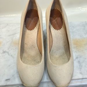 JCrew, size 7, espadrille wedge